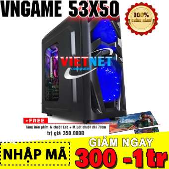Máy tính chơi game VNgame 53X50 3470 GTX 1050/ 8GB / 500GB (chuyên PUBG, GTA5, LOL, FIFA4, ROS)
