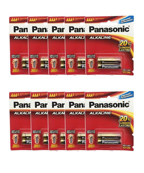 Combo 5 vỉ Pin AAA Panasonic Alkaline