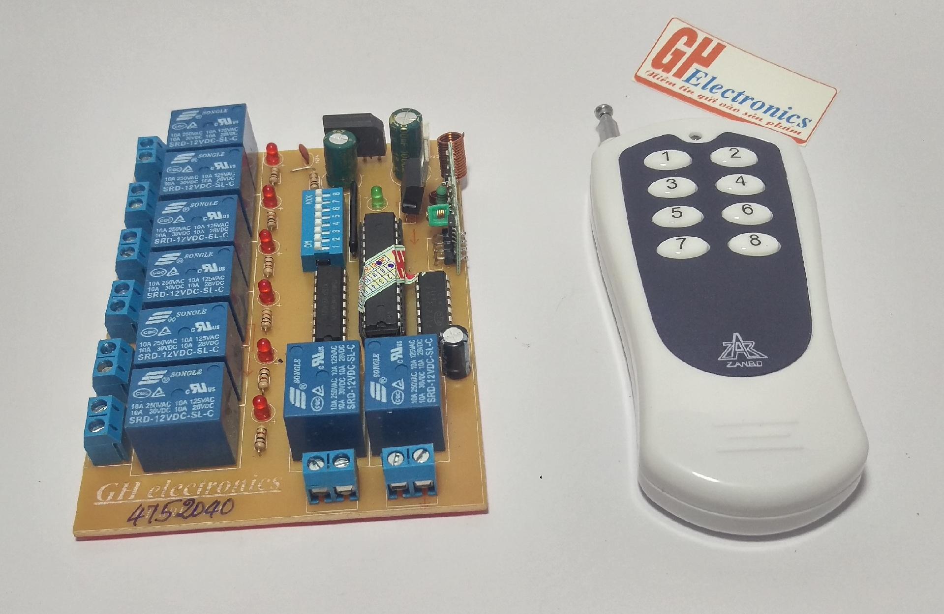 Bộ điều khiển từ xa 8 kênh GH Electronics