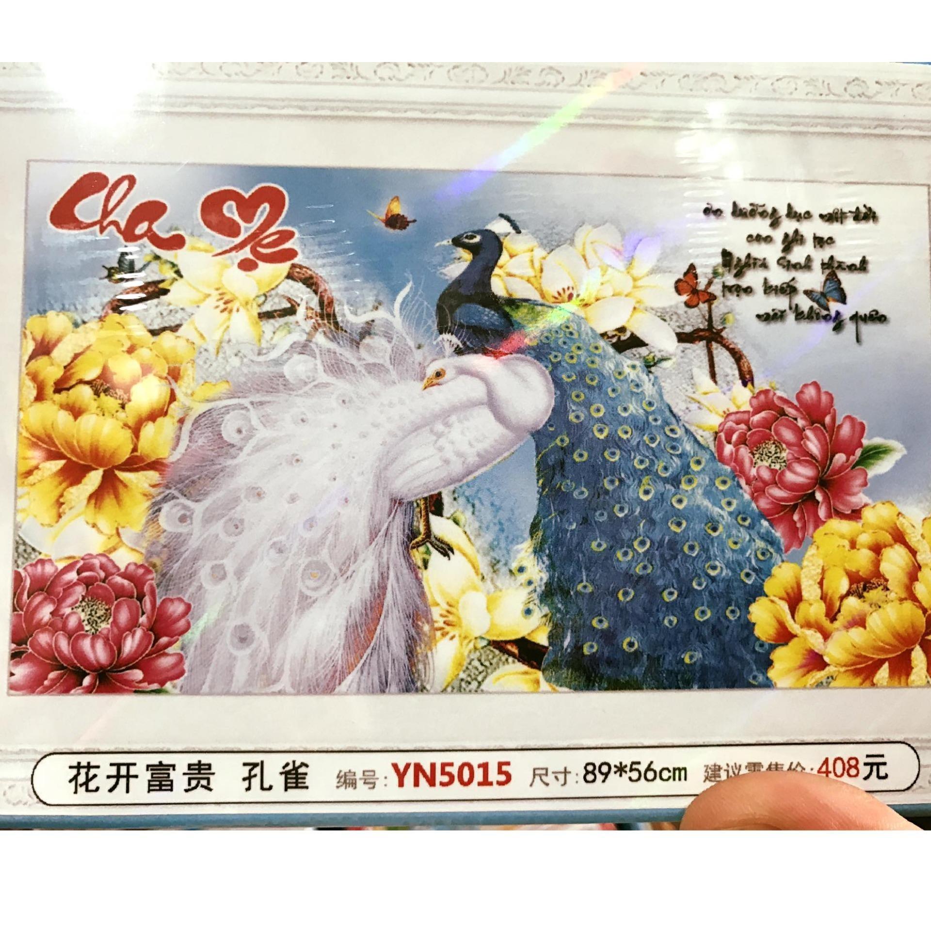 Tranh đính đá Cha mẹ YN5015-Ngọc Thịnh