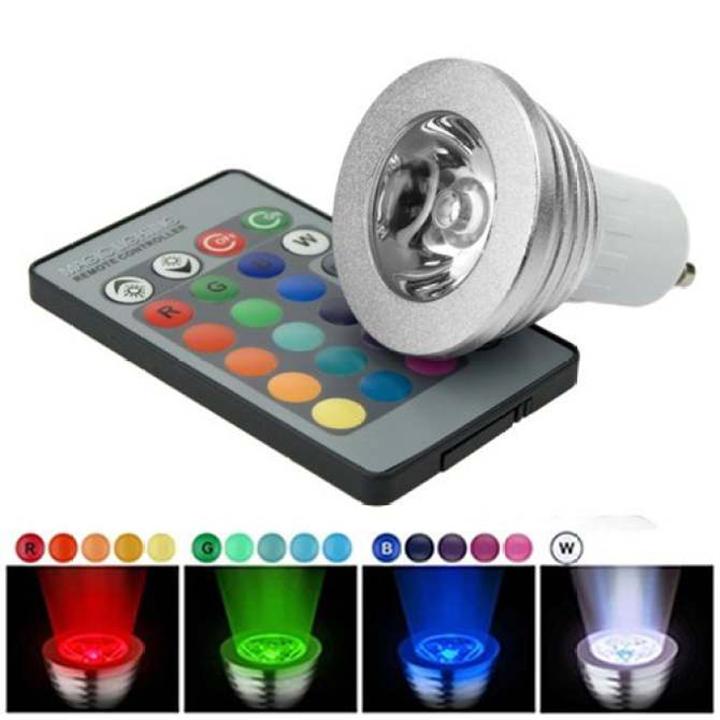 BÓNG  ĐỔI MÀU ĐUI E27 RGB ĐIỀU KHIỂN TỪ XA