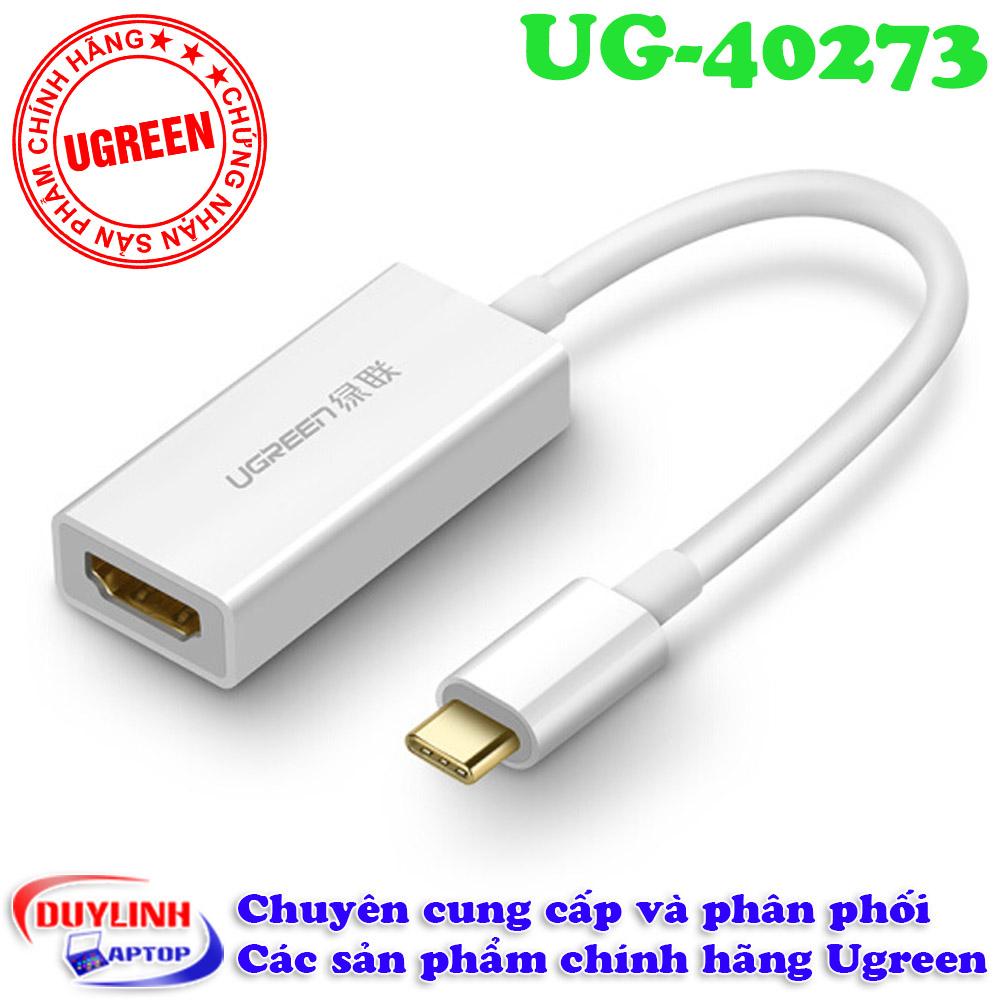 Cáp USB Type C to HDMI Ugreen 40273 hỗ trợ 4K*2K, 3D