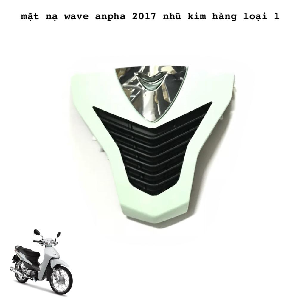[HCM]Mặt nạ xe Wave Anpha 2017 xanh phối đen Thanh Khang 006001131