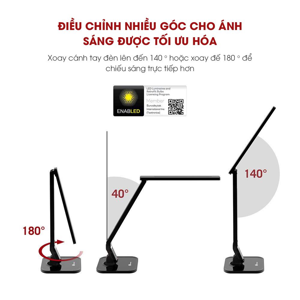 Đèn LED chống cận TaoTronics TT-DL01, 14W, 4 chế độ sáng (HÀNG CHÍNH HÃNG - BH 12 THÁNG)