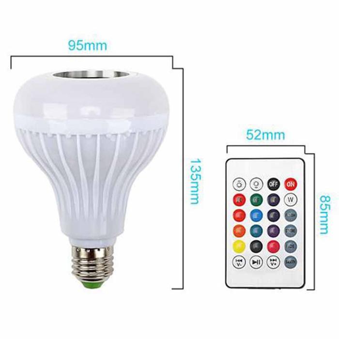 Loa bluetooth kiêm bóng đèn LED đổi màu