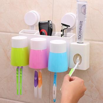 Dụng cụ nhả kem đánh răng tự động kèm 3 cốc