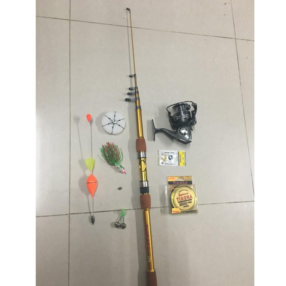 Combo cần câu Shimano và máy câu CL 6000 cực chất ( đồ câu cá Giang Nam ) big sale