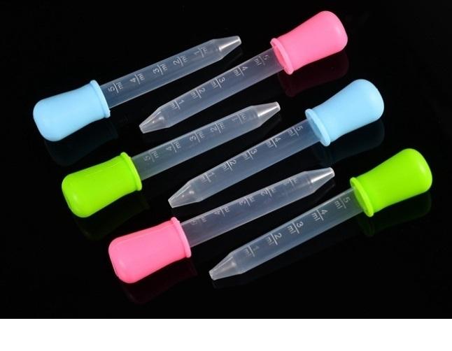 20 ống hút sữa 5ml cho bé núm silicon