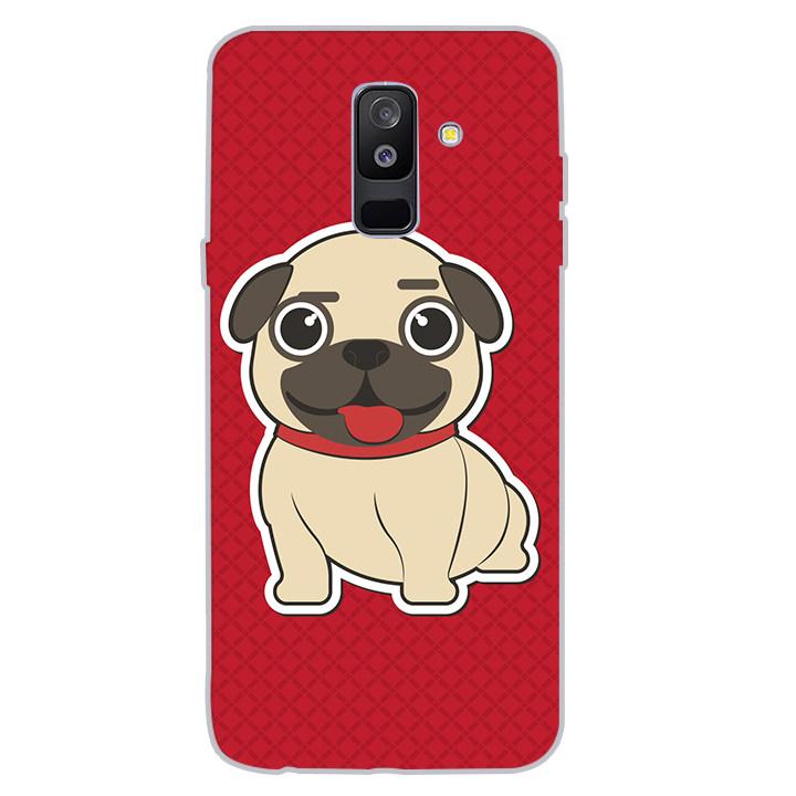 [HCM]Ốp lưng dẻo cho Samsung Galaxy A6 Plus 2018 - Dog cry 02