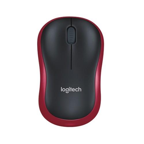 Chuột không dây Logitech M185 (Đỏ)