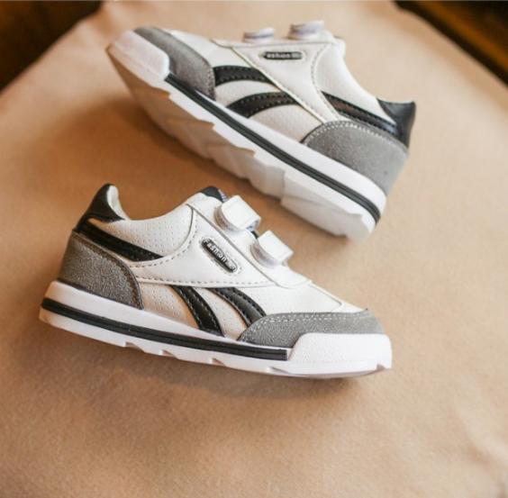 Sneaker Cho Bé Thể Thao Thời Thượng  ( Trắng Xám ) size 22/28