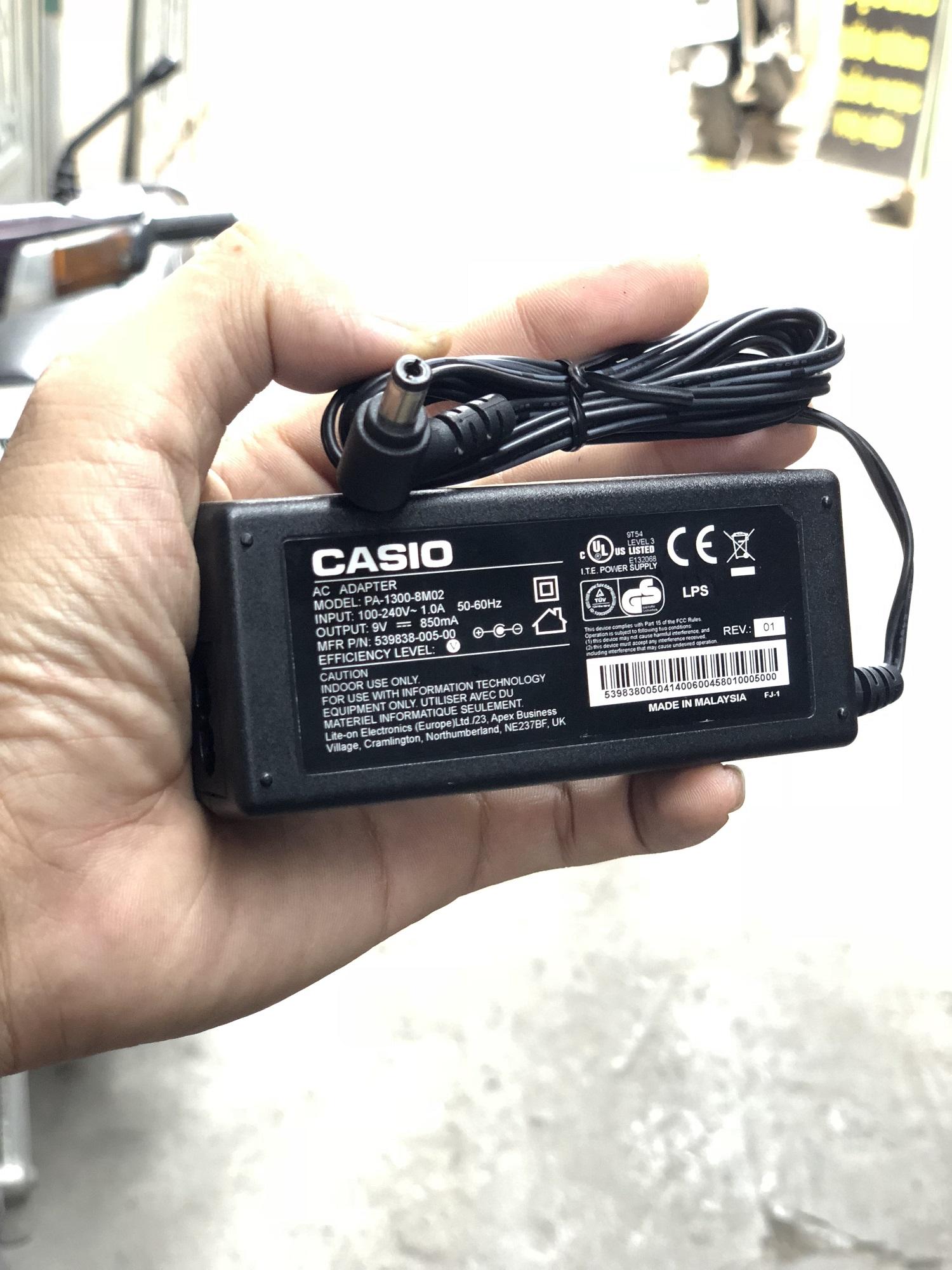 Adaptor đàn organ Casio 9V 850ma bản gốc loại tốt
