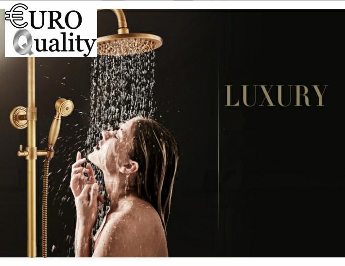 Bộ sen cổ điển cao cấp cây tắm Đồng Đen Euro Quality