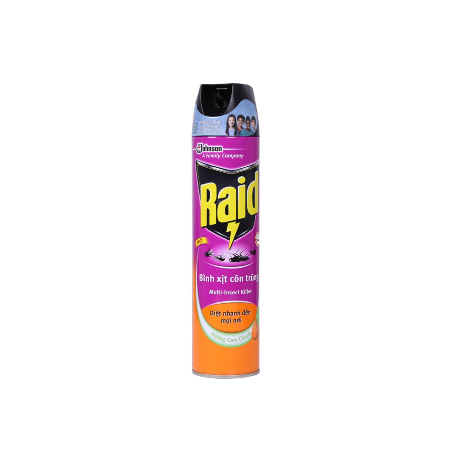 Bình xịt côn trùng Raid 600ml