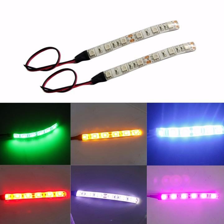 Bộ 2 Dây Led Siêu Sáng 12V Xe Máy/Ạp Điện/Mô Tô