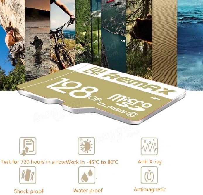 THẺ NHỚ MICROSD REMAX 128GB CLASS 10 CHUYÊN DỤNG CHO CAMERA