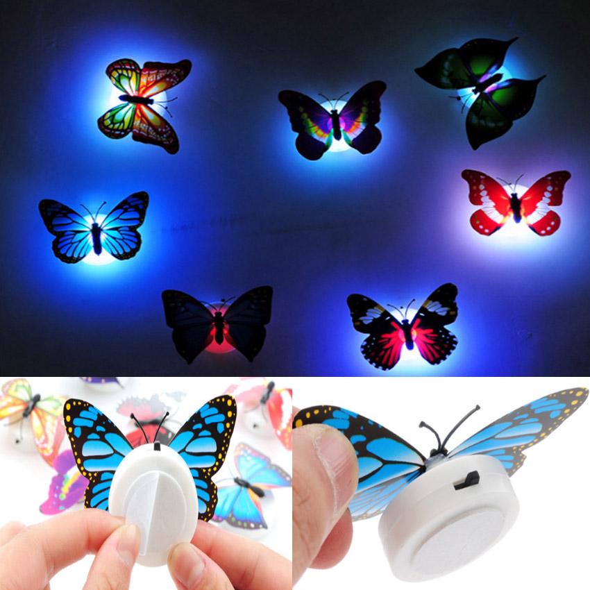 Đèn Phòng Ngủ Dùng Pin Hình Con Bướm TI0177