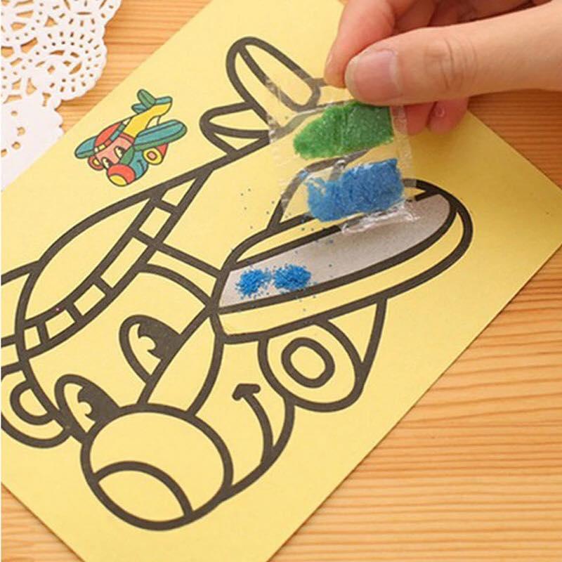 Combo 5 Tranh Cát Nghệ Thuật Cho Bé