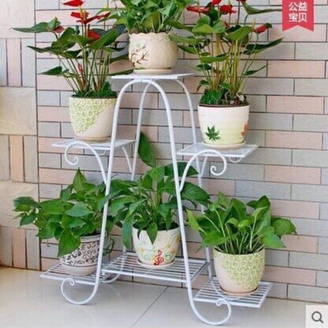 Kệ sắt để cây cảnh, chậu hoa 6 tầng (F1)