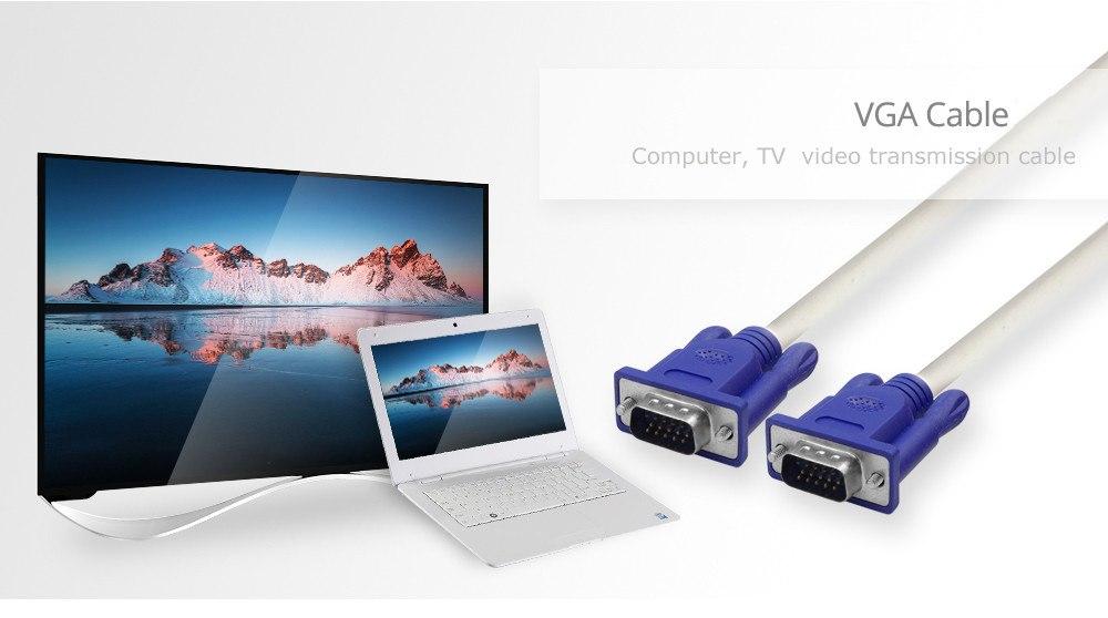 Dây Cáp VGA 5m Dây Trắng