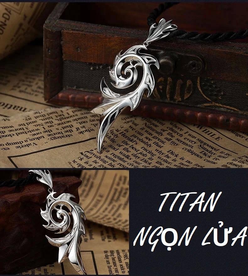 Dây chuyền Titan ngọn lửa cá tính NL39