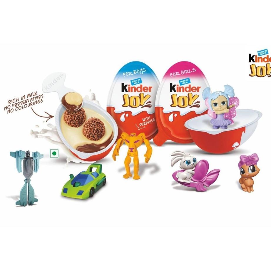 Combo 5 quả trứng kiner joy sôcla ấn độ cho bé