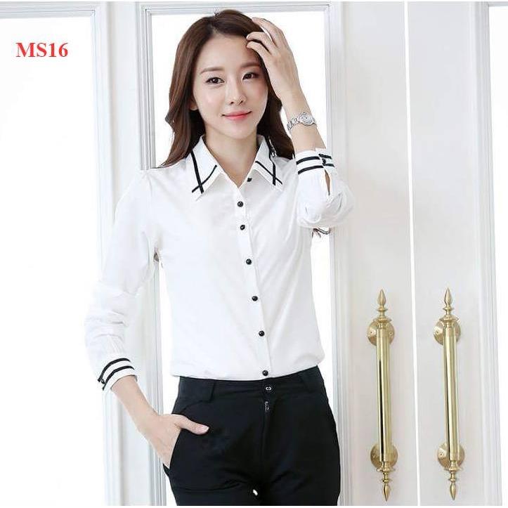 Áo sơ mi công sở hàng VNXK MS161718-A