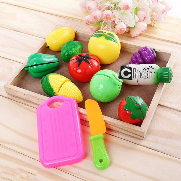 Vỉ đồ chơi cắt trái cây cho bé
