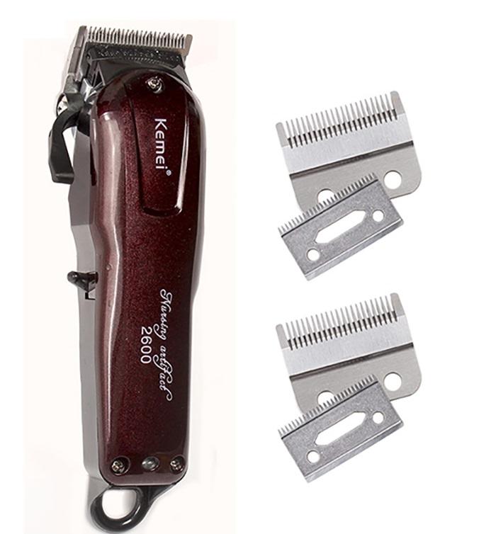 Tông Đơ Cắt Tóc Kemei Lưỡi Thép Km - 2600