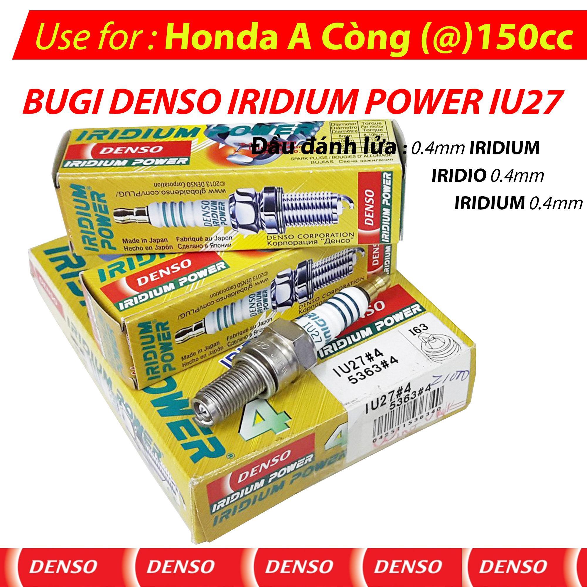 [HCM]Bugi IU27 Honda A Còng 150cc - DENSO IRIDIUM POWER