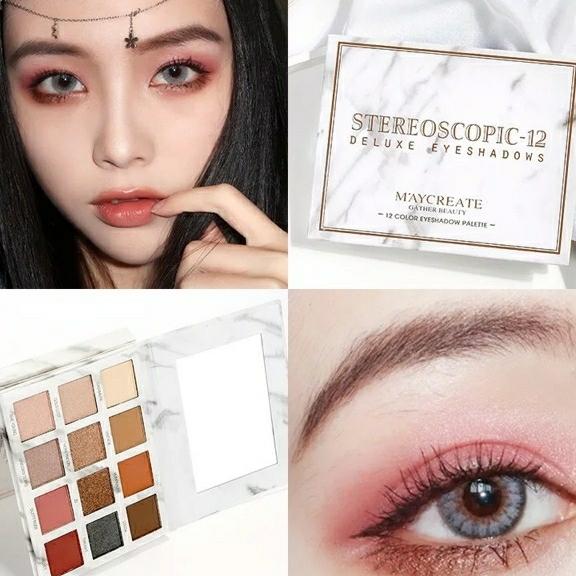Phấn mắt 12 mầu Maycreate