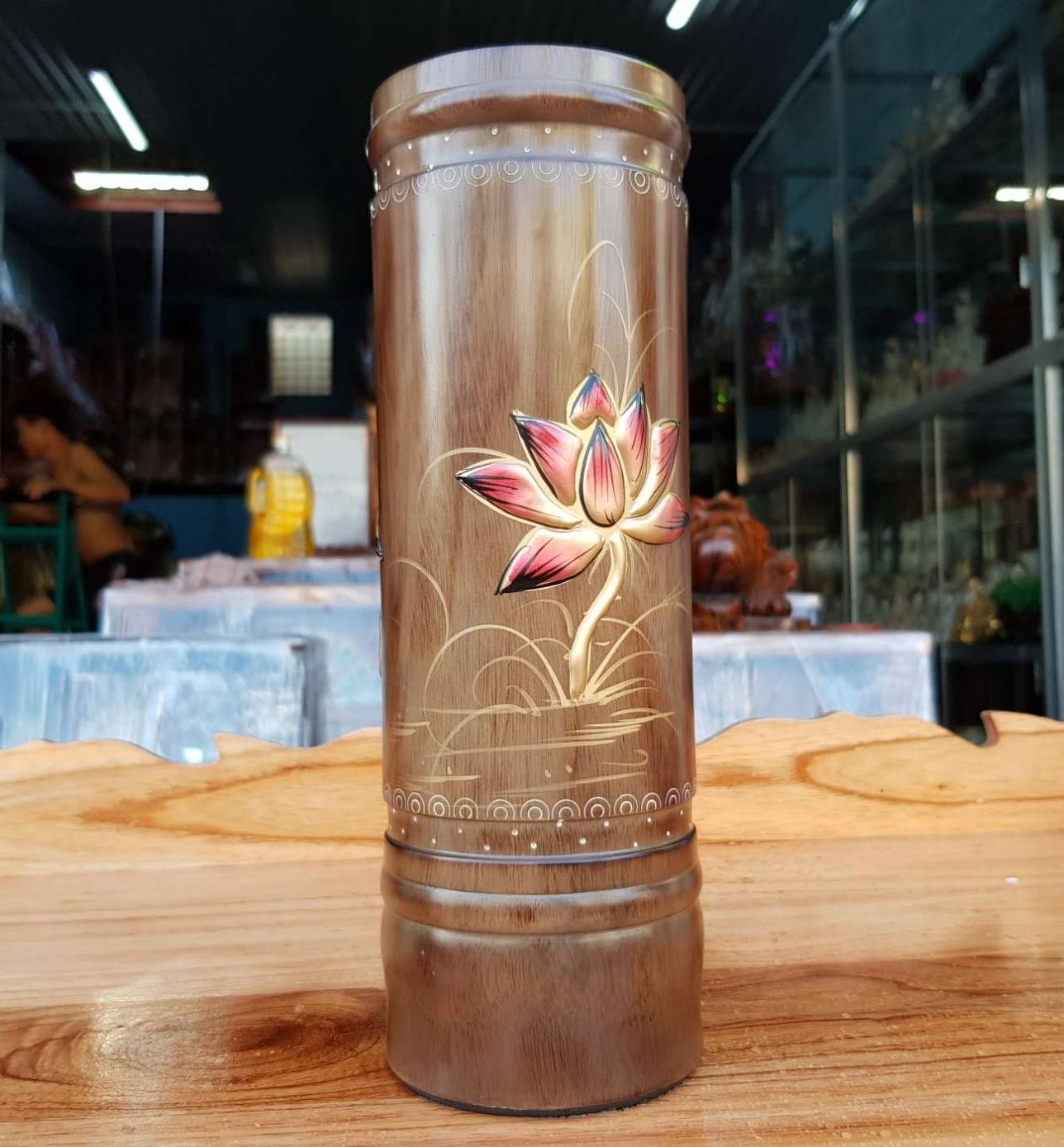 Ống nhang gỗ tràm bông vàng