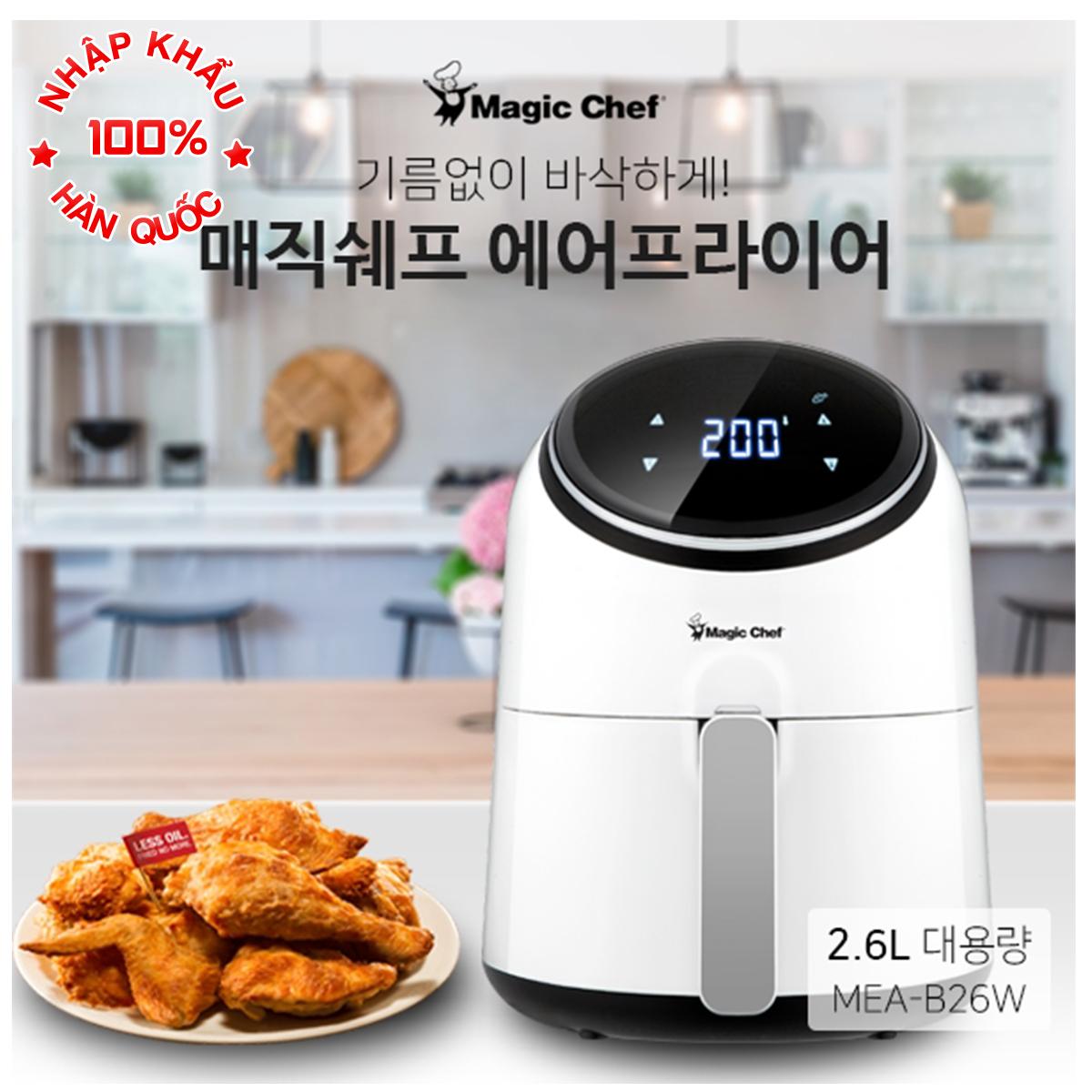 Nồi chiên không dầu Magic Chef 2,6l - Nhập khẩu Hàn Quốc