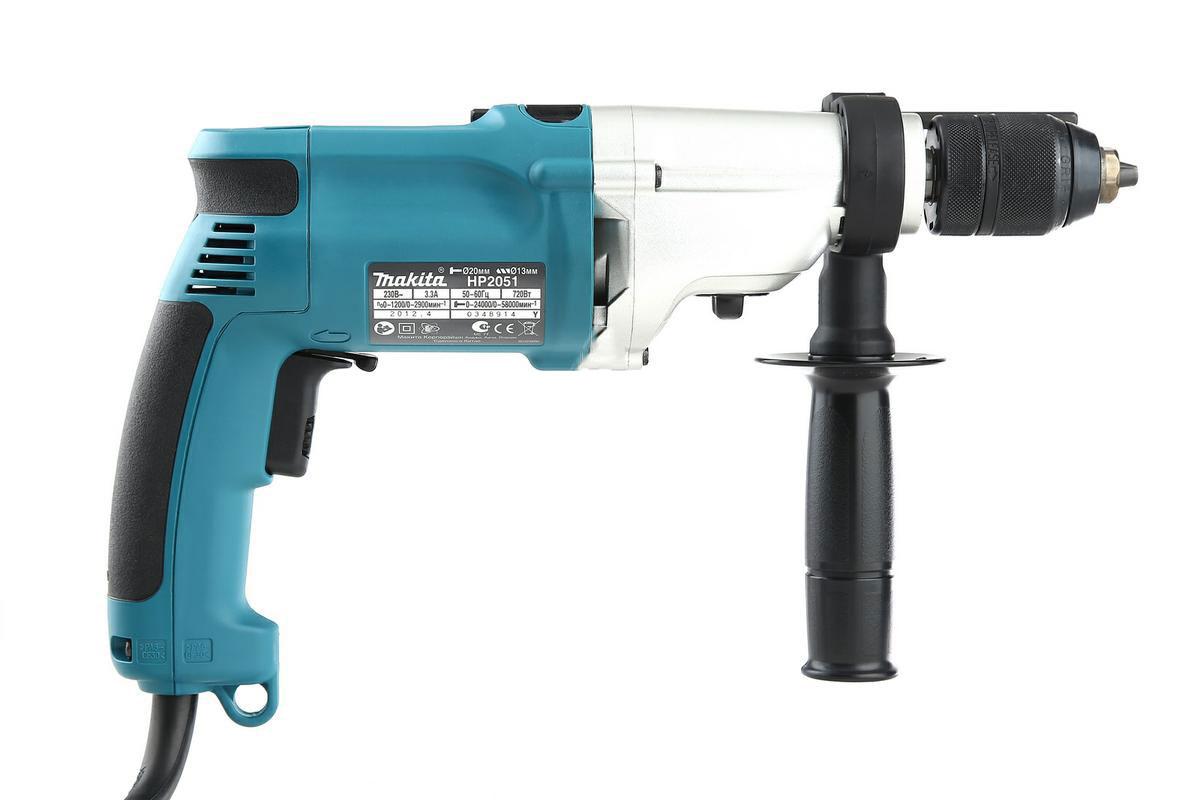 Máy khoan búa 2 tốc độ Makita HP2051 (20mm - 720W)