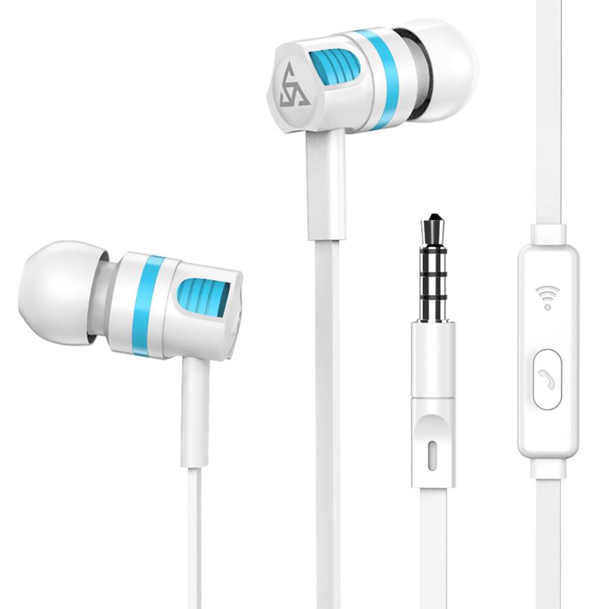 Earphone Langsdom JM26 Super Bass (White/Blue)