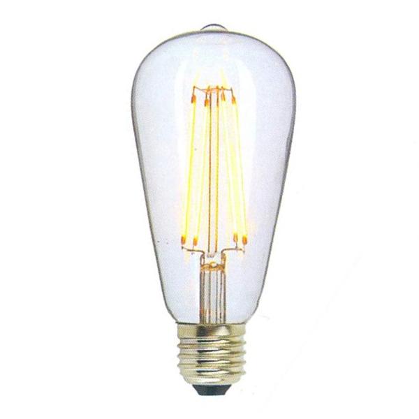 6 Bóng Đèn Led Edison Vintage T64 4W E27 220V - Ánh sáng vàng