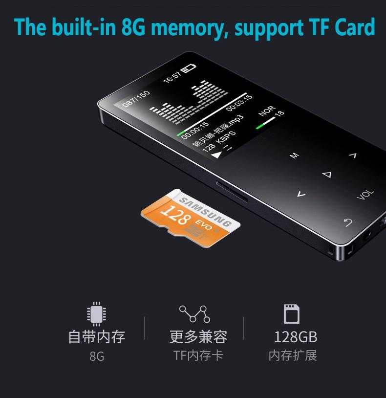 Máy nghe nhạc MP3/MP4 Bluetooth HI-FI Lossless UnisCom T580 (8G)
