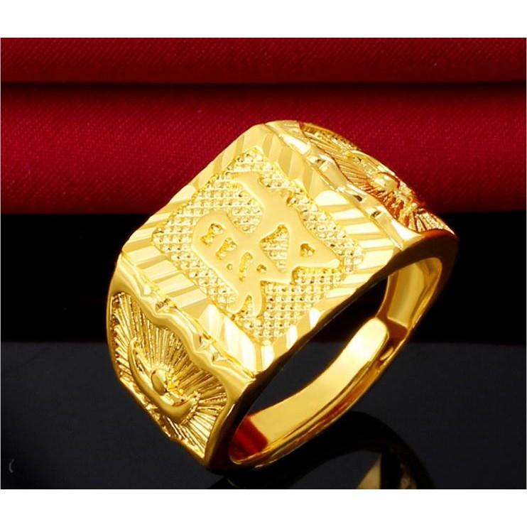 Bộ 04 COMBO ( Dây chuyền ống trúc - Nhẫn chữ phúc - Nhẫn chơn 5 chỉ - Lắc tay ) Mạ vàng 24k công nghệ ITALY