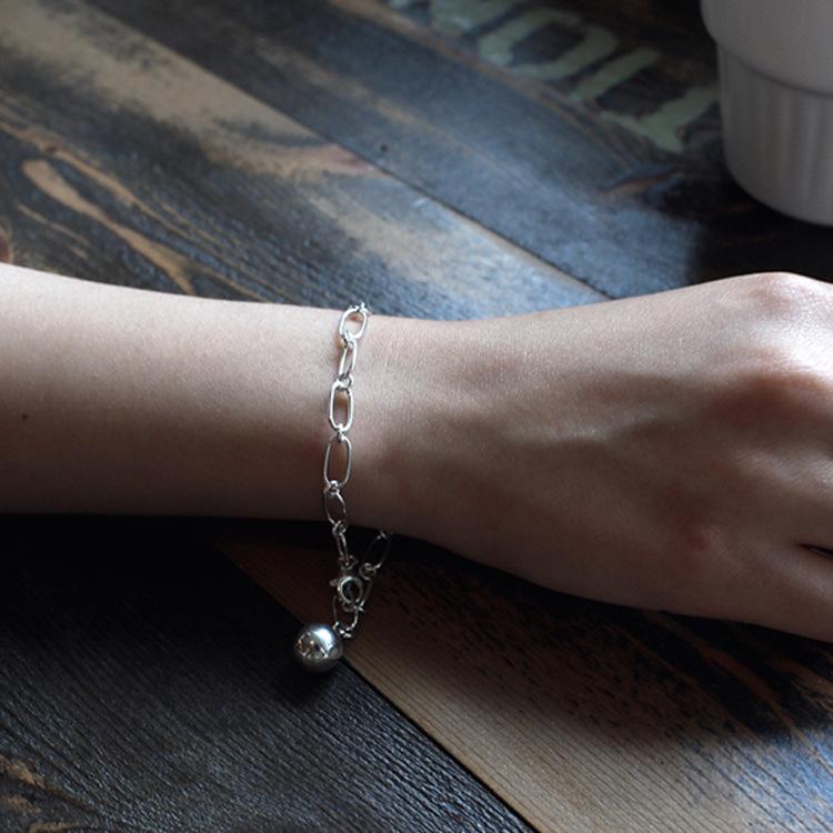 Lắc tay bạc bi mắc xích