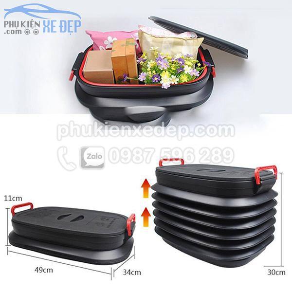 Thùng đựng đồ co giãn 40L cho ô tô