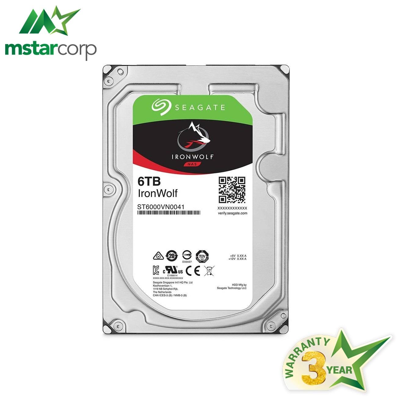 HDD Seagate ironwolf 6TB chuyên dụng dành cho NAS