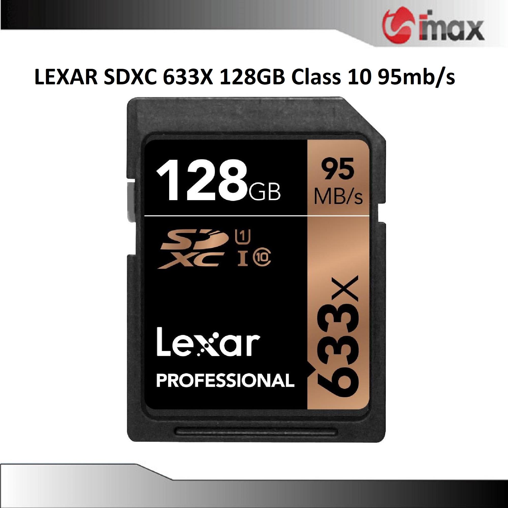 Thẻ nhớ Lexar SDXC 633X 128GB Class 10 95mb/s