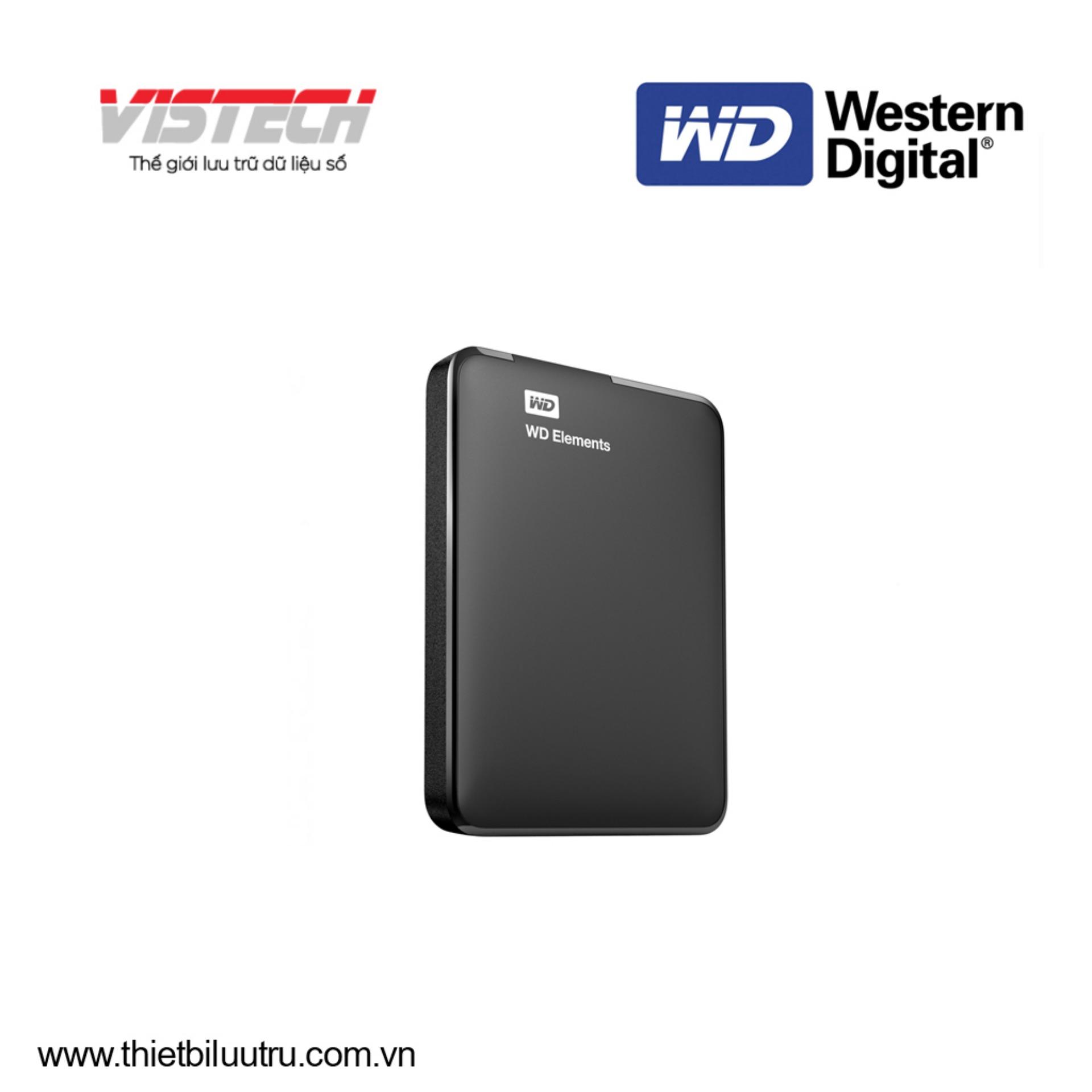 Ổ cứng di động WD Elements 2TB 2.5 (Đen)- Hàng Chính Hãng