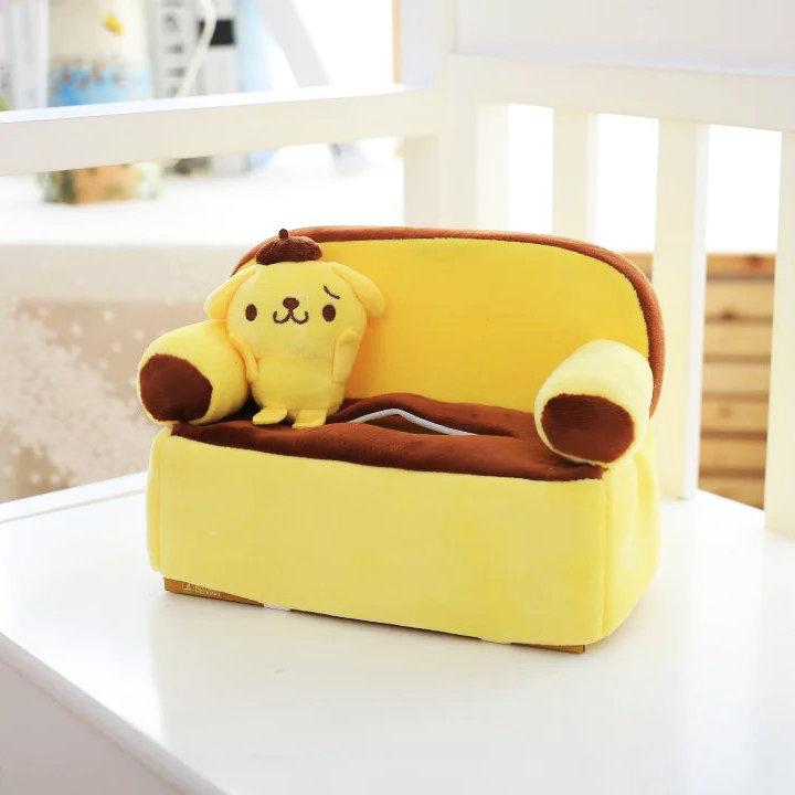 Rilakkuma Đáng Yêu Nhung Lông KT Sô Pha Hộp Đựng Giấy Ăn