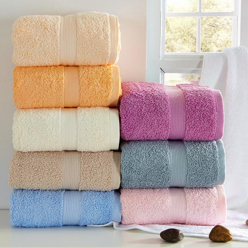 Ấm 100% Cotton Người Lớn Mềm Mại Hút Nước Khăn Tắm Khăn Tắm