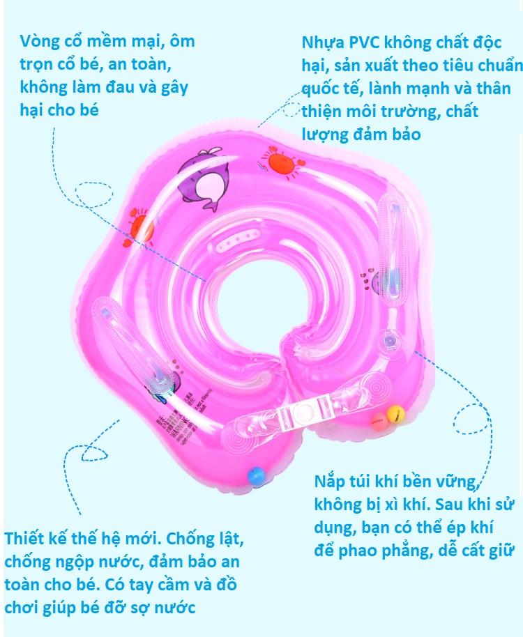 [HCM]Phao nâng cổ cho bé tập bơi