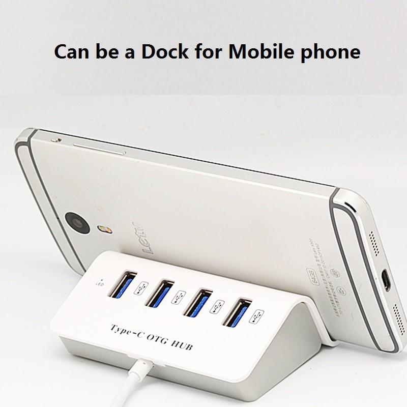 Type-C OTG HUB 4 ports for smart phone computer