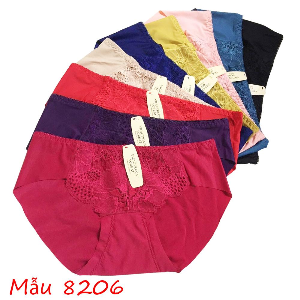 Bộ 05 Quần lót đúc pha ren cao cấp( Mẫu 8206)