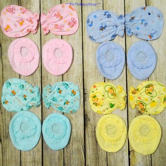 Combo 2 bộ bao tay chân Minh hoàng loại chun