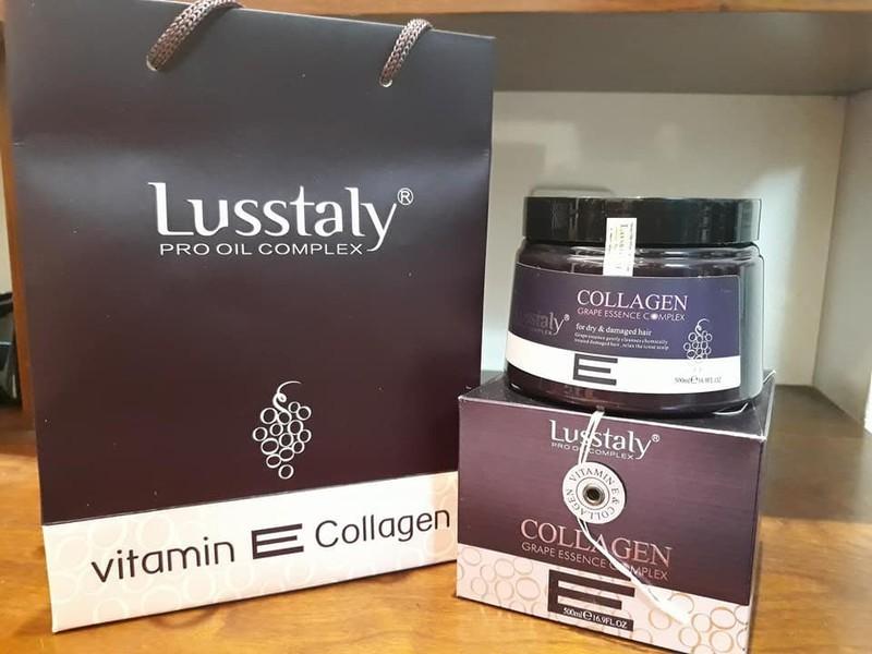 [HCM]Hấp phuc hồi tóc Lusstaly Italy 500ml